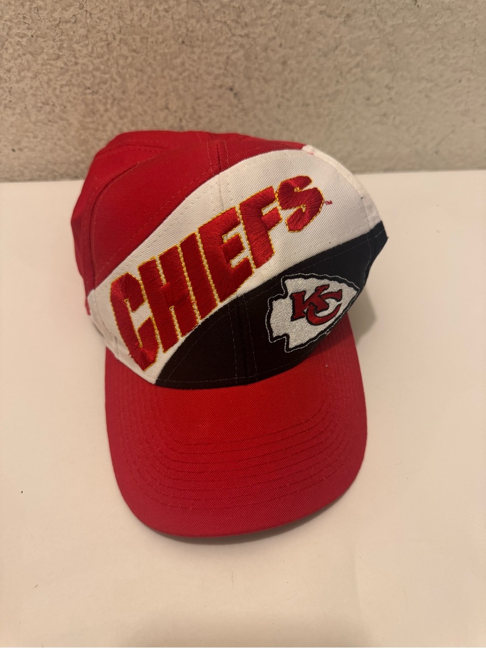 NFL KC CHIEFS Vintage 90's Logo 7 Snapback Cap  Rare